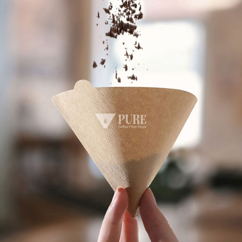 Papel de filtro de café tamanho 2 100 peças