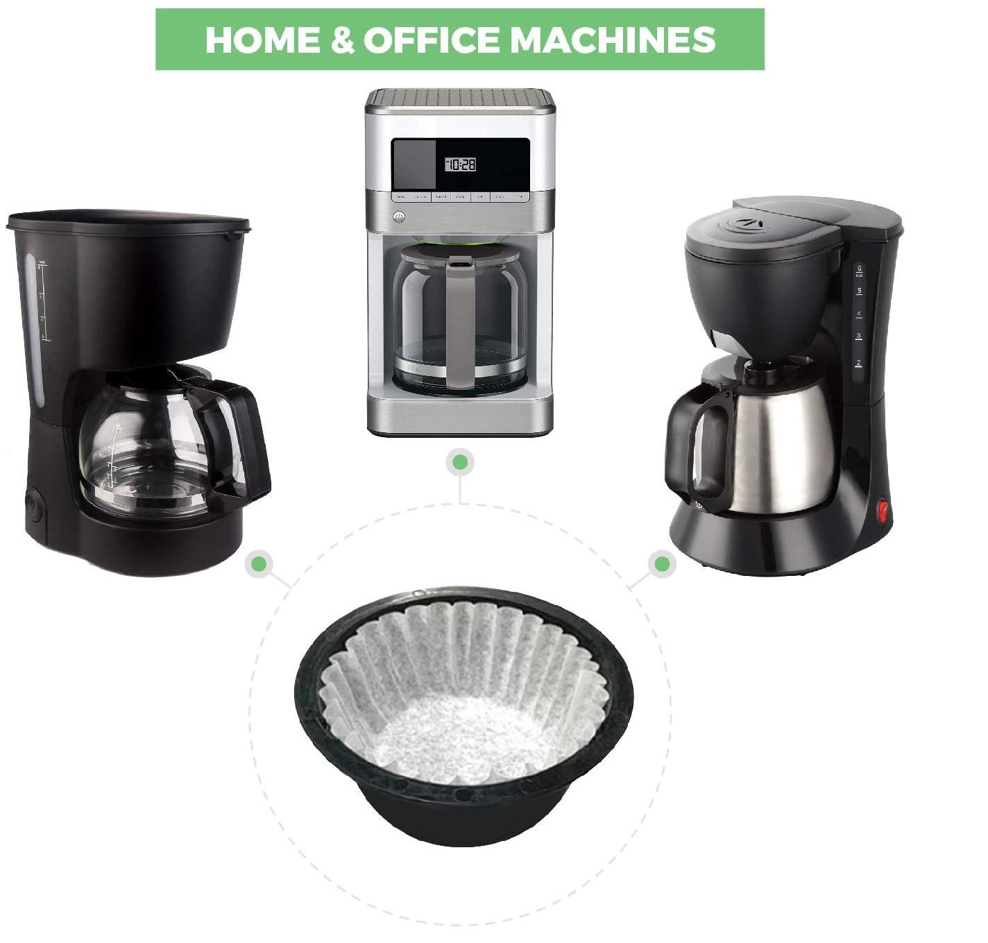 Eco Heat Disposable Basket Coffee Filters Paper, OEM B01 Unbleached Basket Coffee Filter Paper