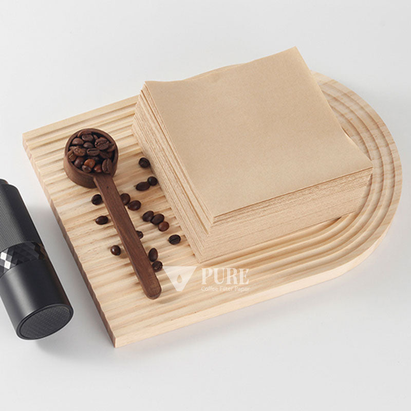Papel de filtro de café quadrado (disponível em vários tamanhos)