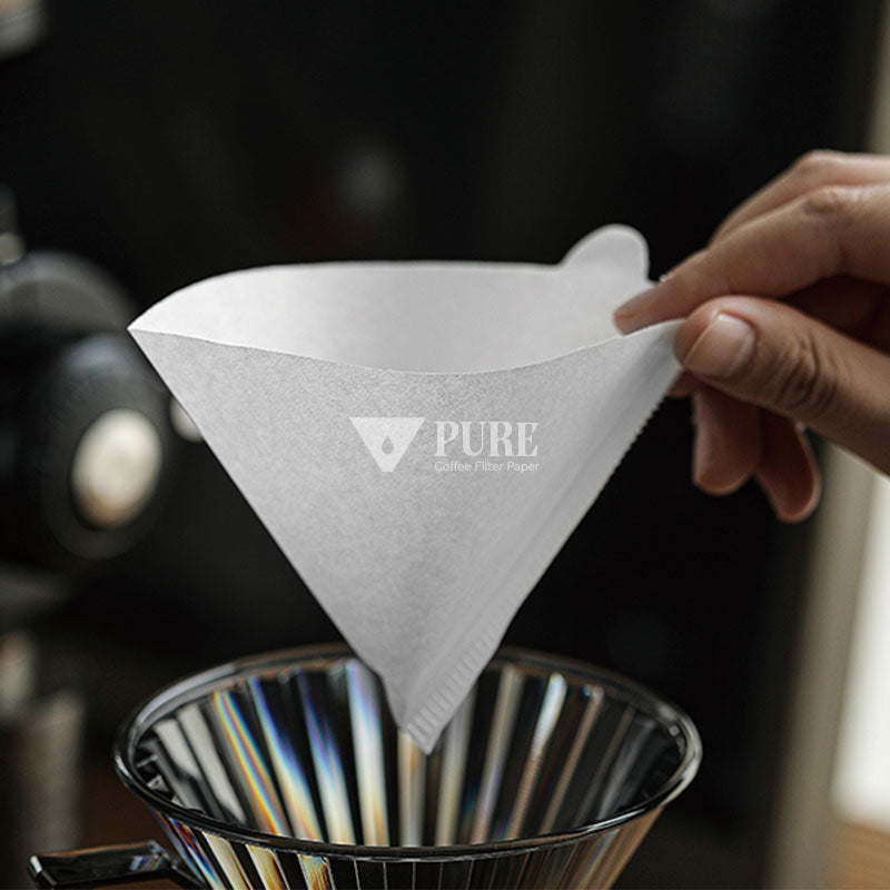 Papel de filtro de café tamanho 2 100 peças