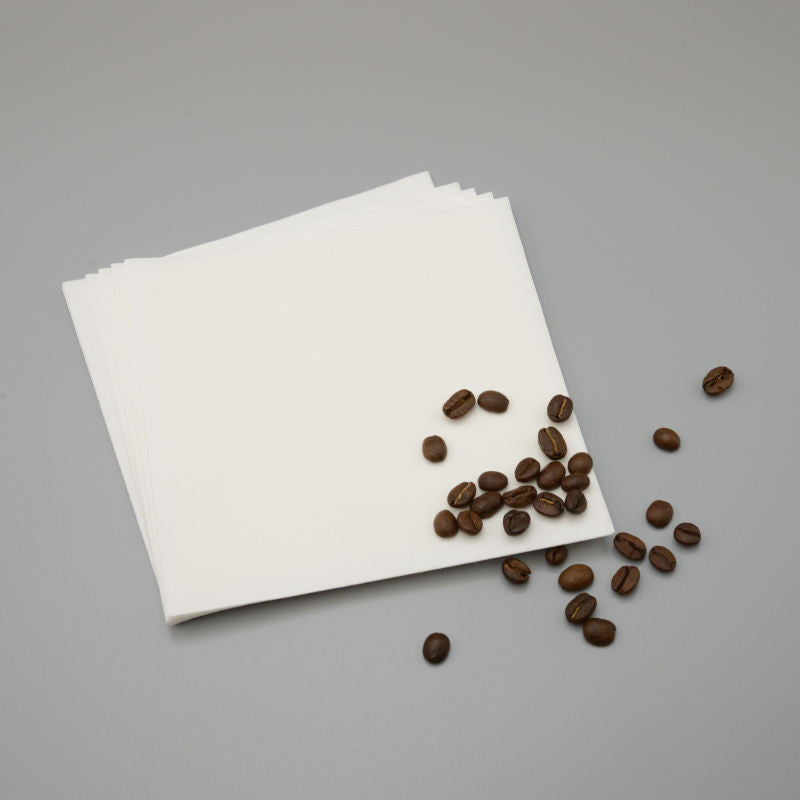 Papel de filtro de café quadrado (disponível em vários tamanhos)