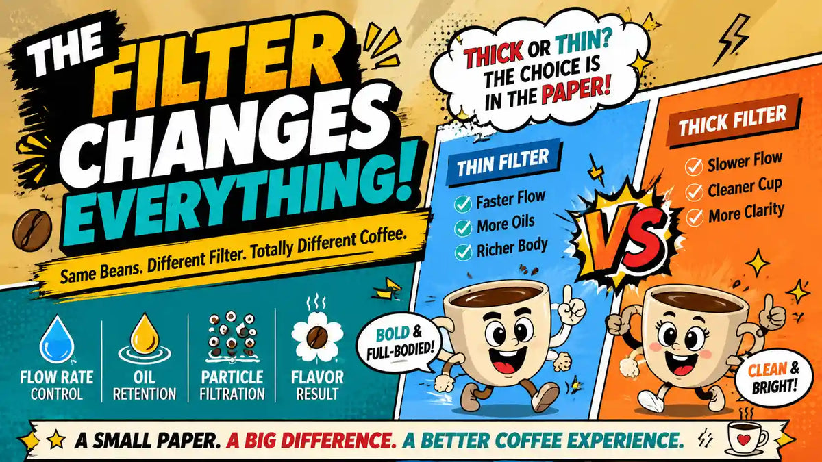 Why Does the Same Coffee Taste Different With Different Filter Papers?