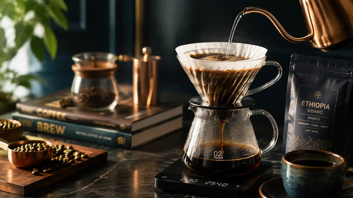 pour over coffee