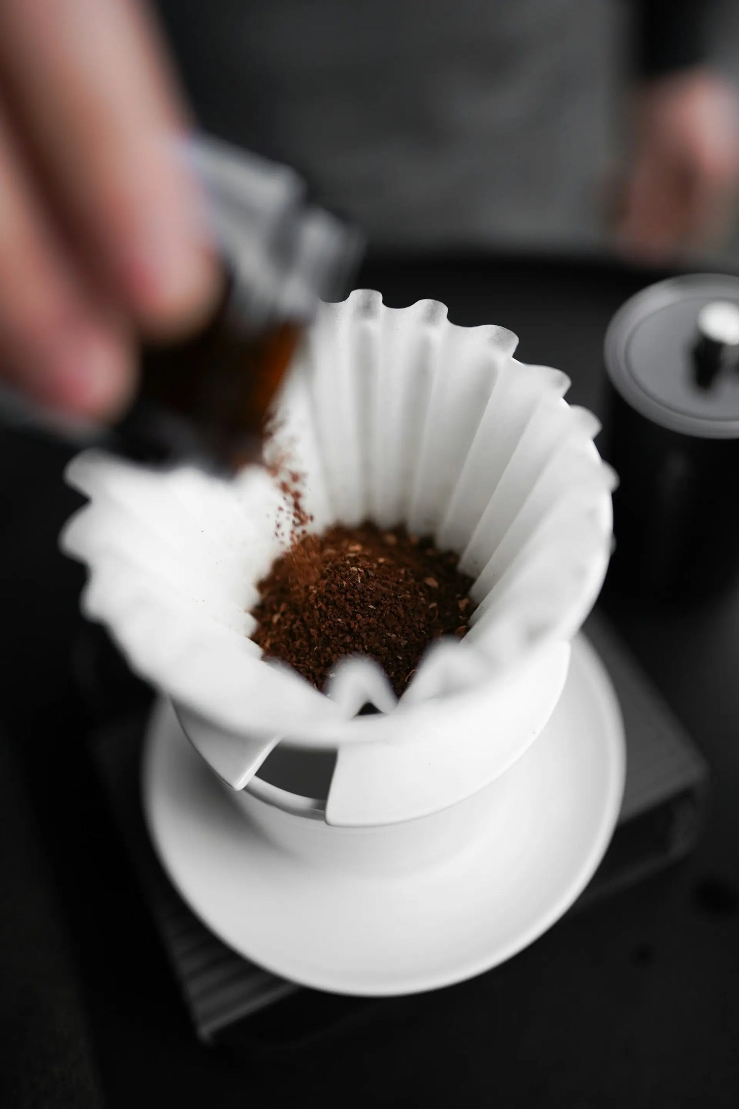 Pleated Cup Coffee Filter Paper With Custom Packaging
