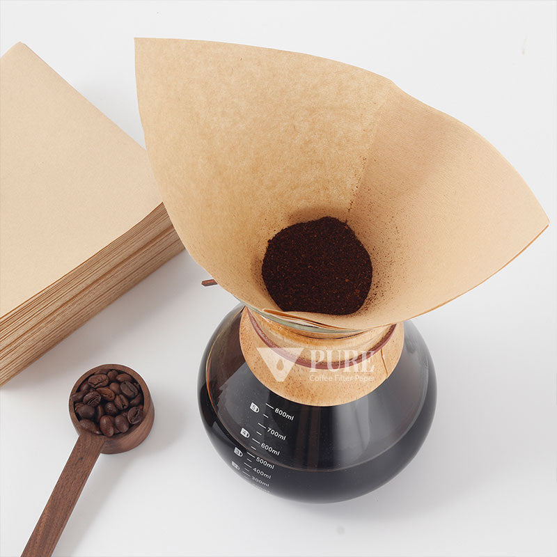 Saco de filtro de papel quadrado para café (disponível em tamanhos diferentes)