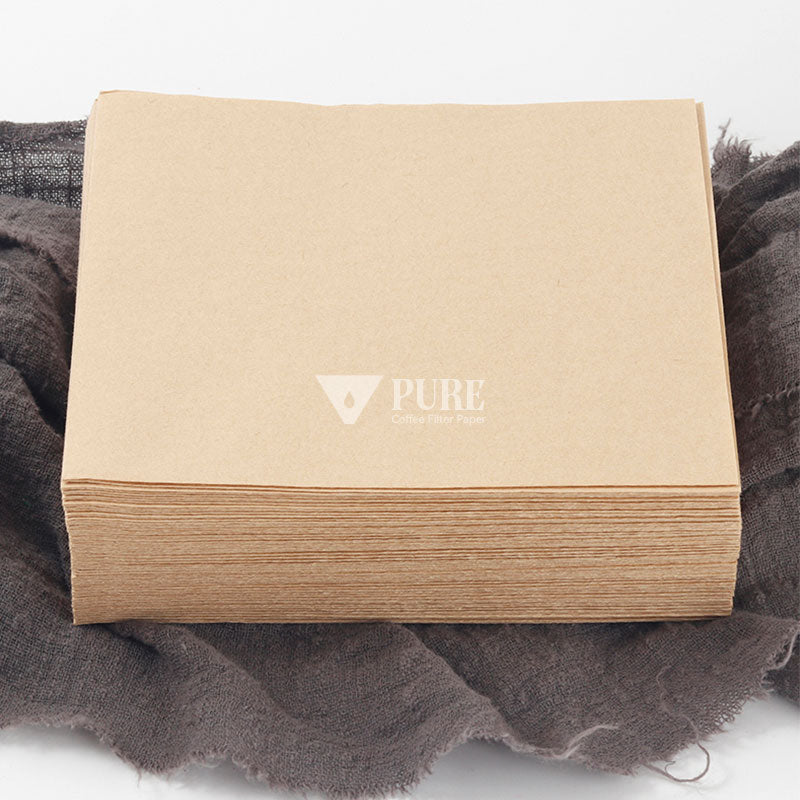 Papel de filtro de café quadrado (disponível em vários tamanhos)