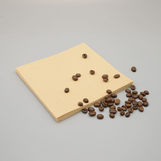 Papel de filtro de café quadrado (disponível em vários tamanhos)
